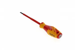 Викрутка шліцова GEDORE VDE 2170 4 ізольована 1000 V 185 мм сталева synthetic.ua - Фото 1