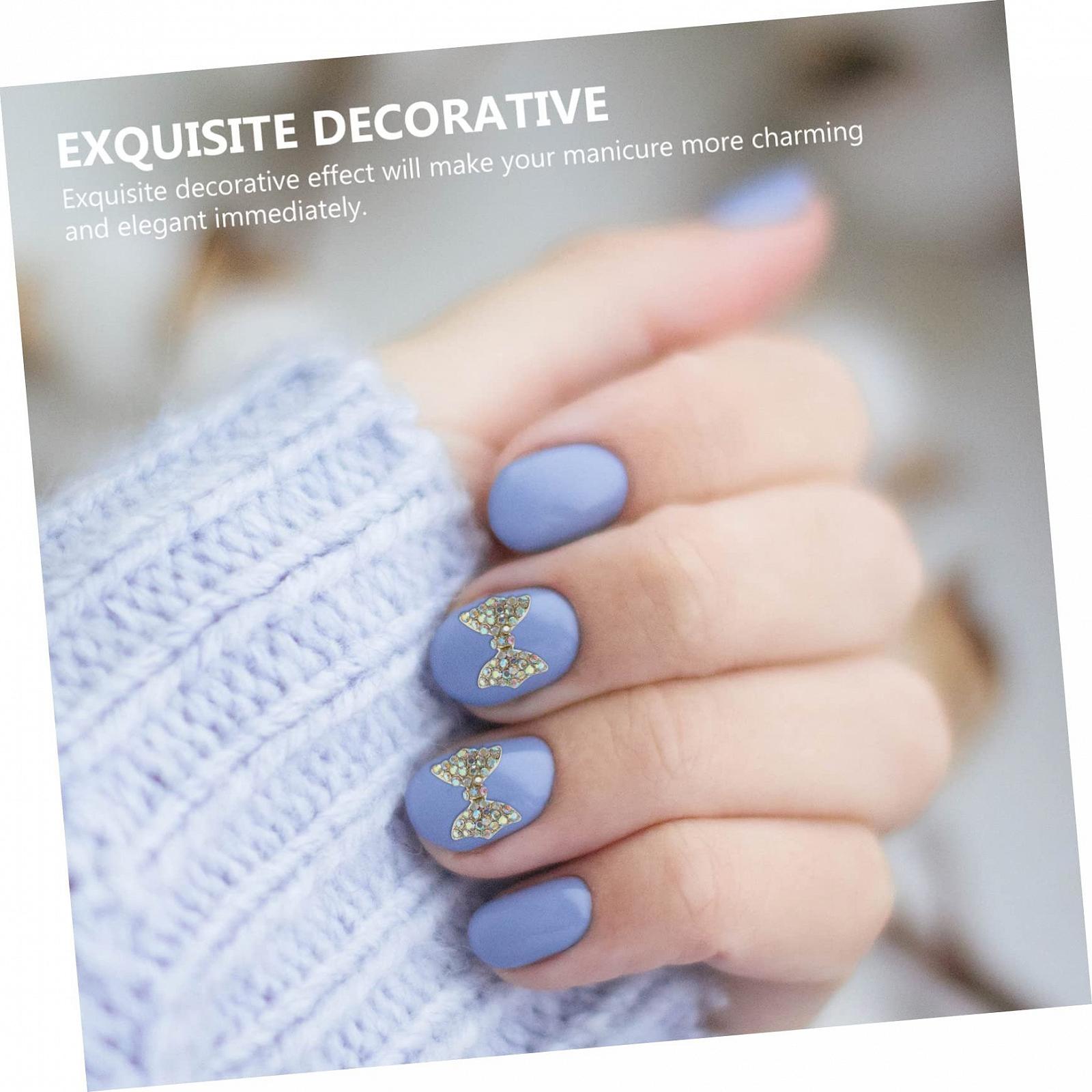 Бант Healeved зі стразами для манікюру, фото №9