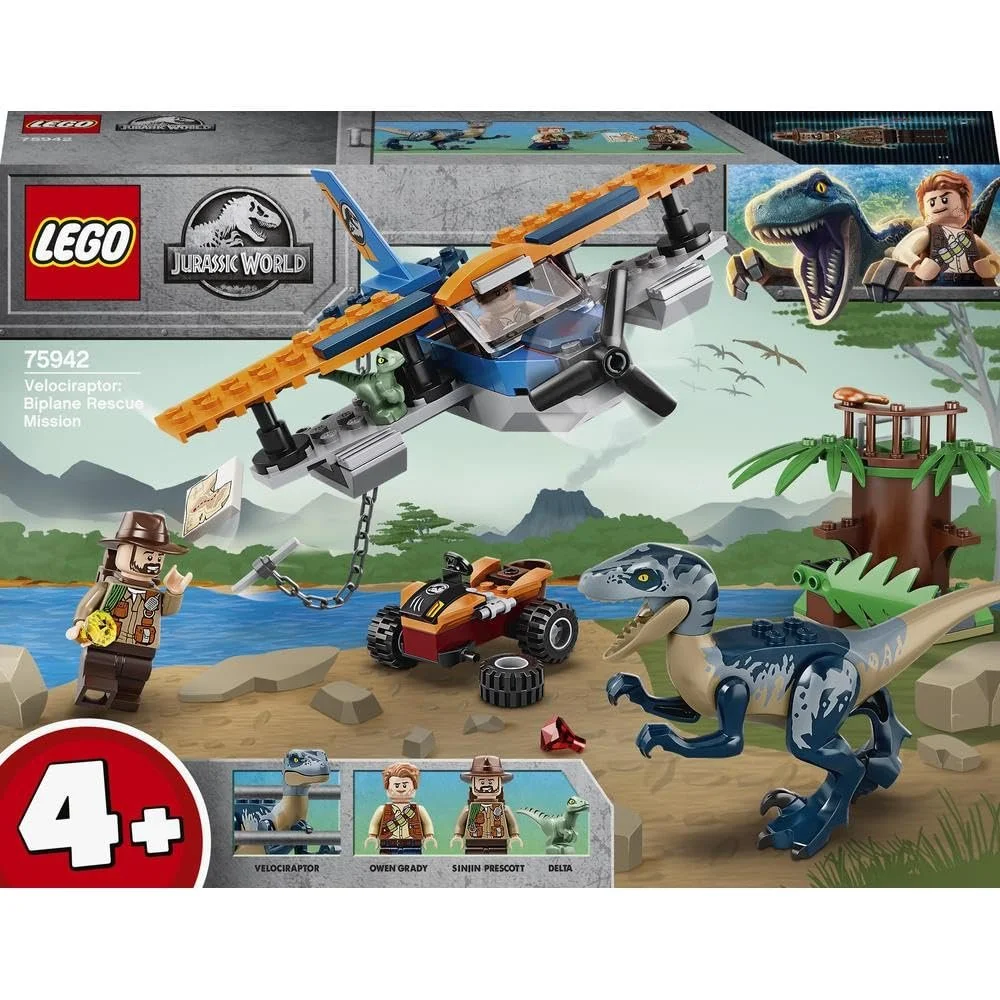 Конструктор Lego Jurassic World Velociraptor: Рятувальна місія 75942, фото №2