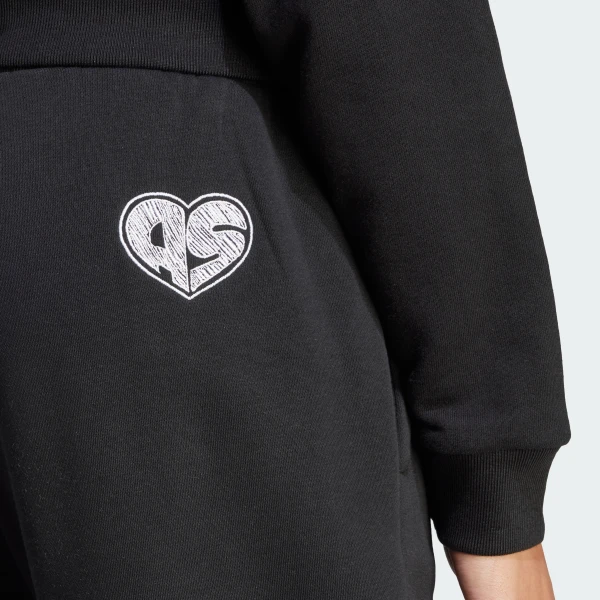 Штани SCRIBBLE EMBROIDERY FLEECE IJ8771 Adidas Чорний L, фото №3