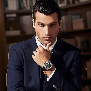 Мужские часы TSAR BOMBA Кварцевые Хронограф Водонепроницаемые Мужские часы для Мужчин Элегантные Корпус из нержавеющей стали/Углеродное волокно/Бриллиантовый корпус/Смола Бизнес/Спорт/На открытом воздухе/В помещении synthetic.ua - Фото 1