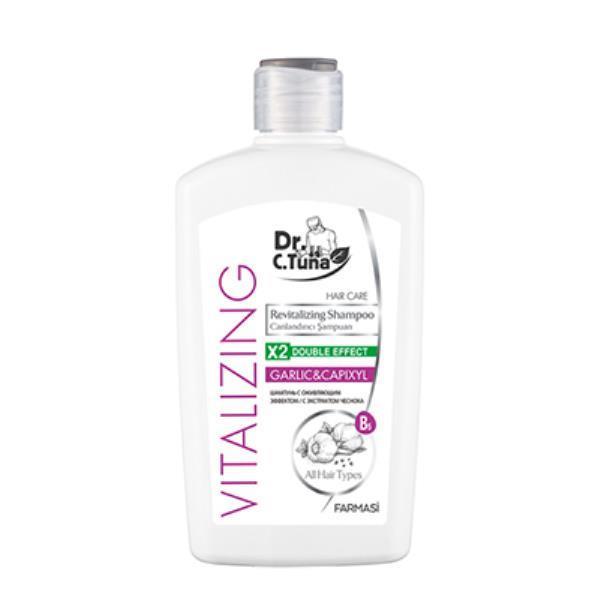 Шампунь з екстрактом чеснока Vitalizing 500 мл Dr C Tuna Farmasi, фото №1