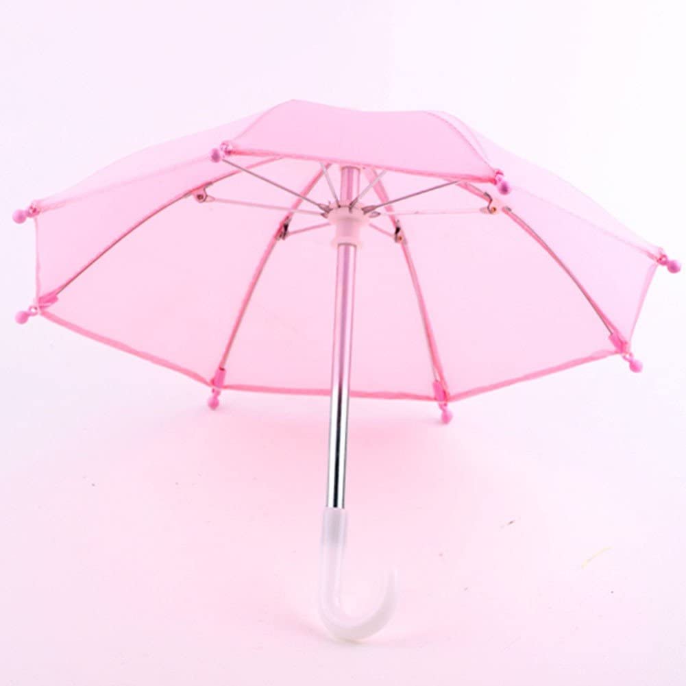 Зонты Bemvp Mini Umbrellas Миниатюрные зонтики дождевое оборудование для аксессуаров для 18-дюймовых кукол, фото №6