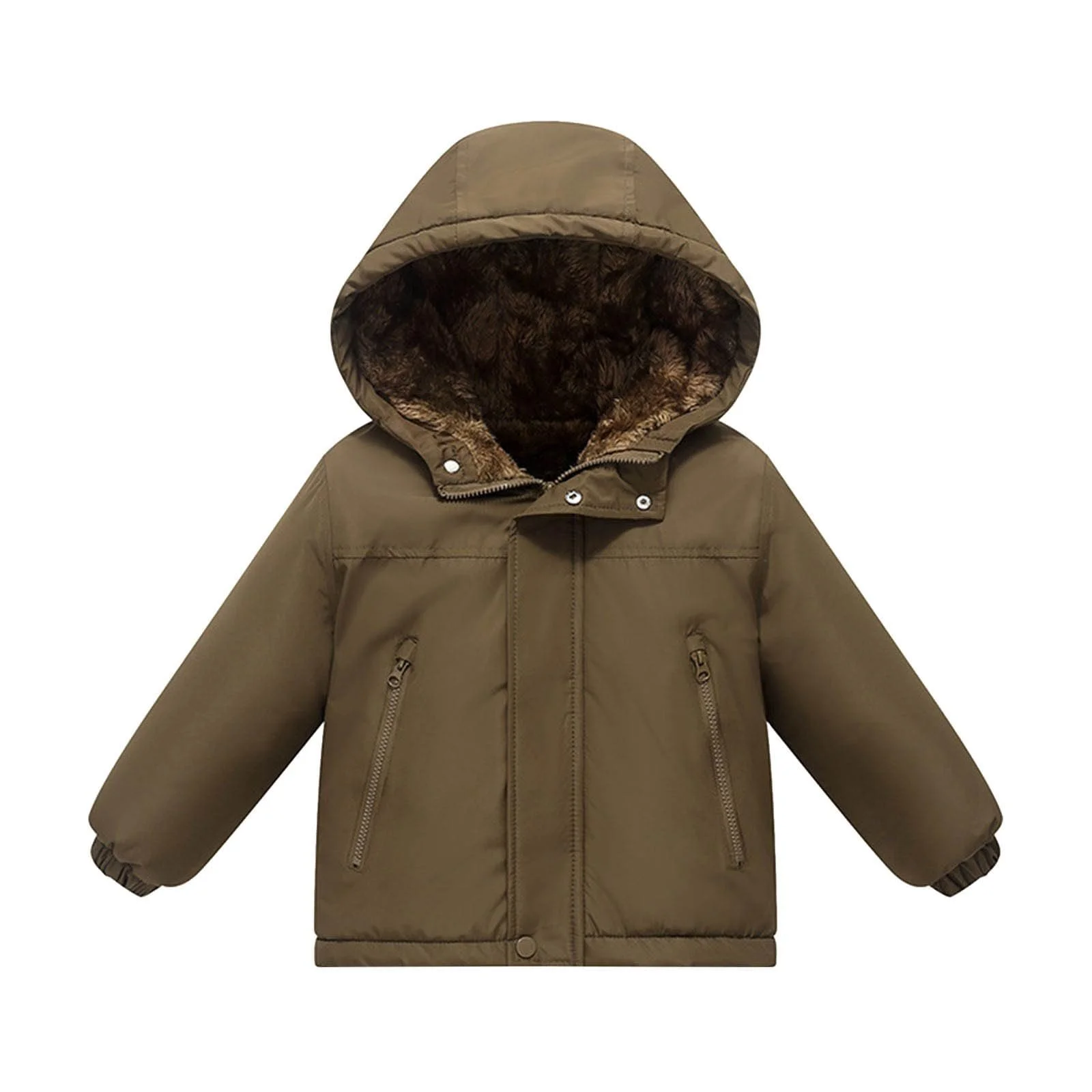 Зимняя куртка Пуховик для девочек Теплая флисовая куртка Толстая детская куртка Термокуртка Куртка Softshell с капюшоном Переходная куртка Детская куртка-пуховик для улицы, фото №1