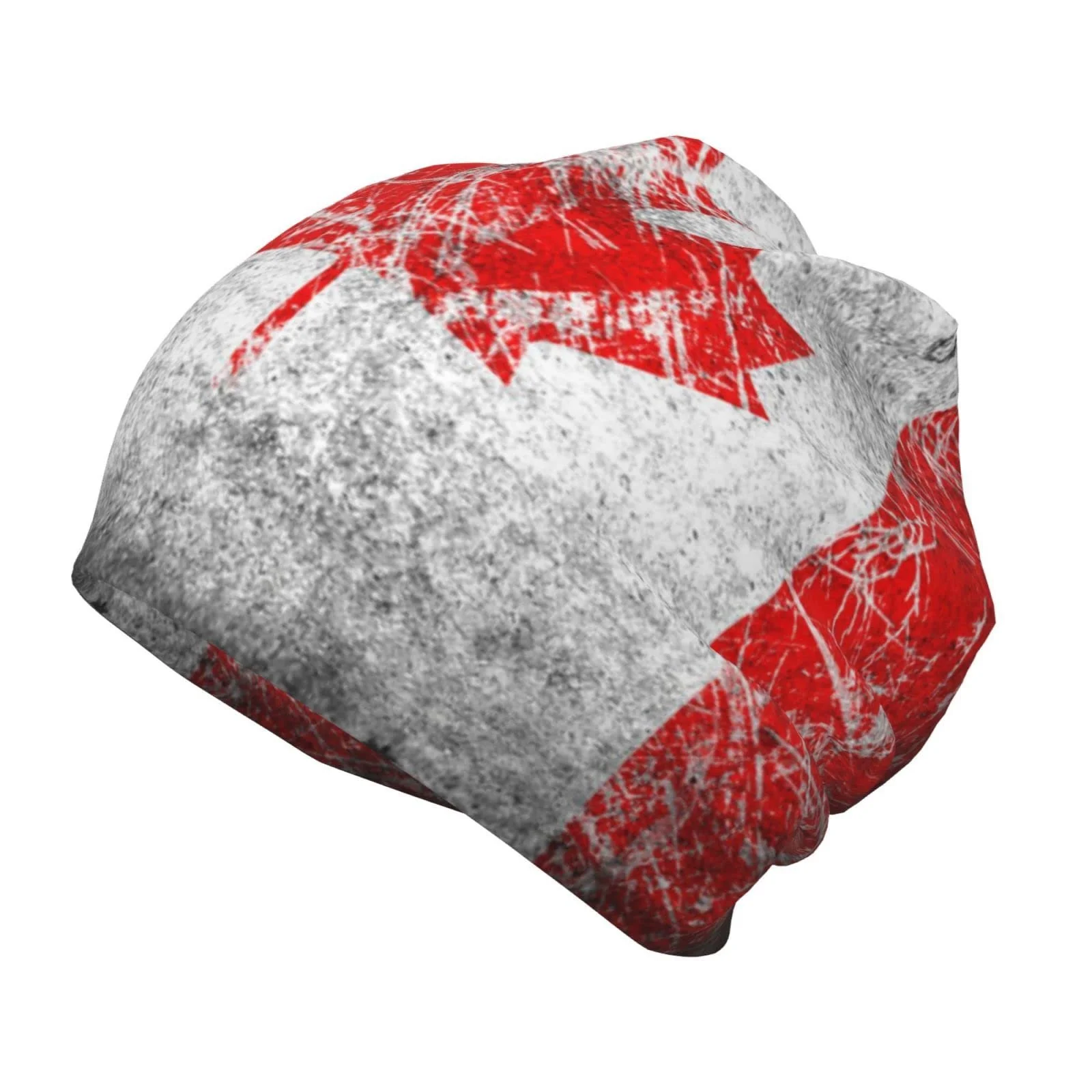 Шапка LOUJIN Канадський прапор для хлопчиків, подовжена, тепла в'язана, один розмір, фото №2