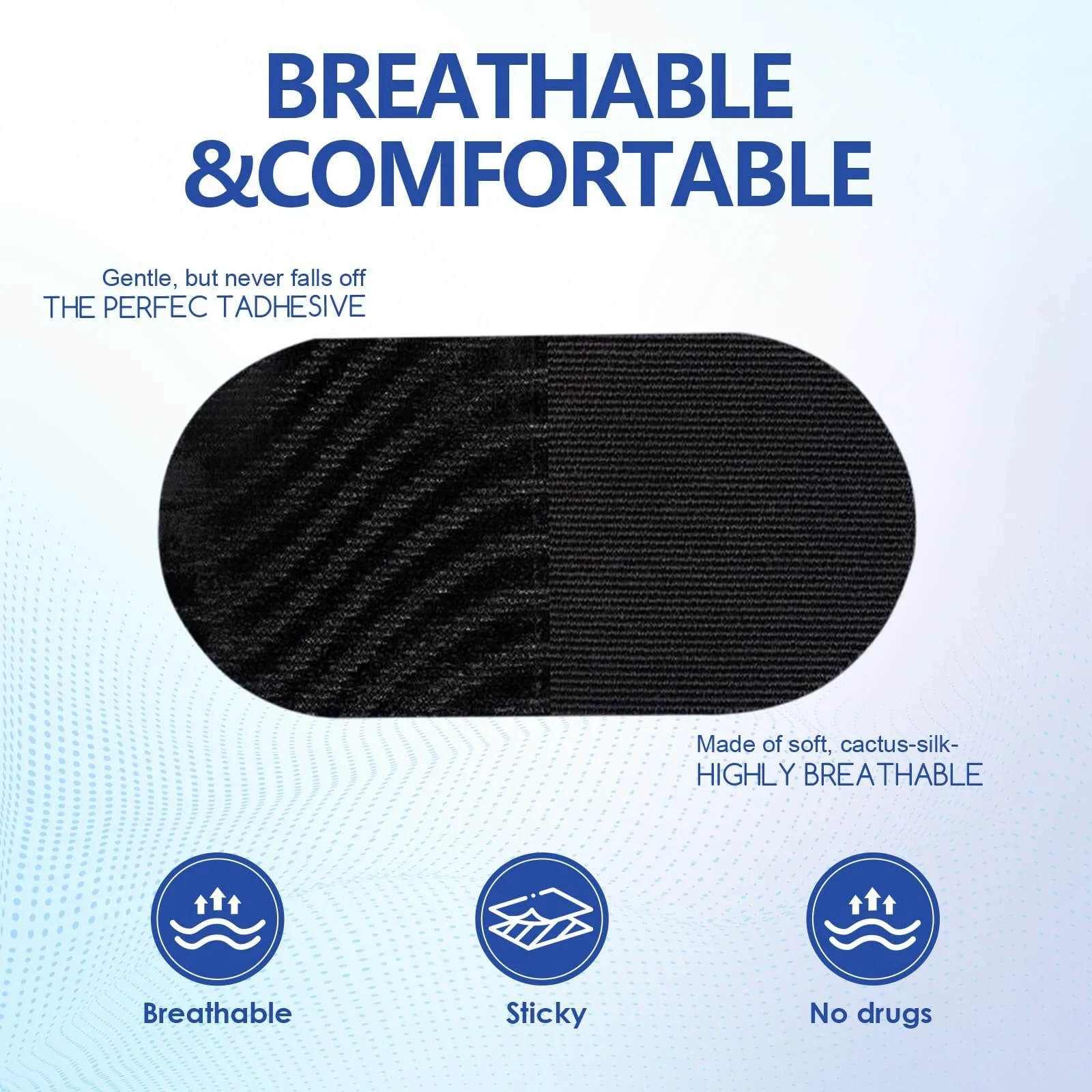 Смужки для рота для сну (50 шт. в упаковці), преміум, фото №3