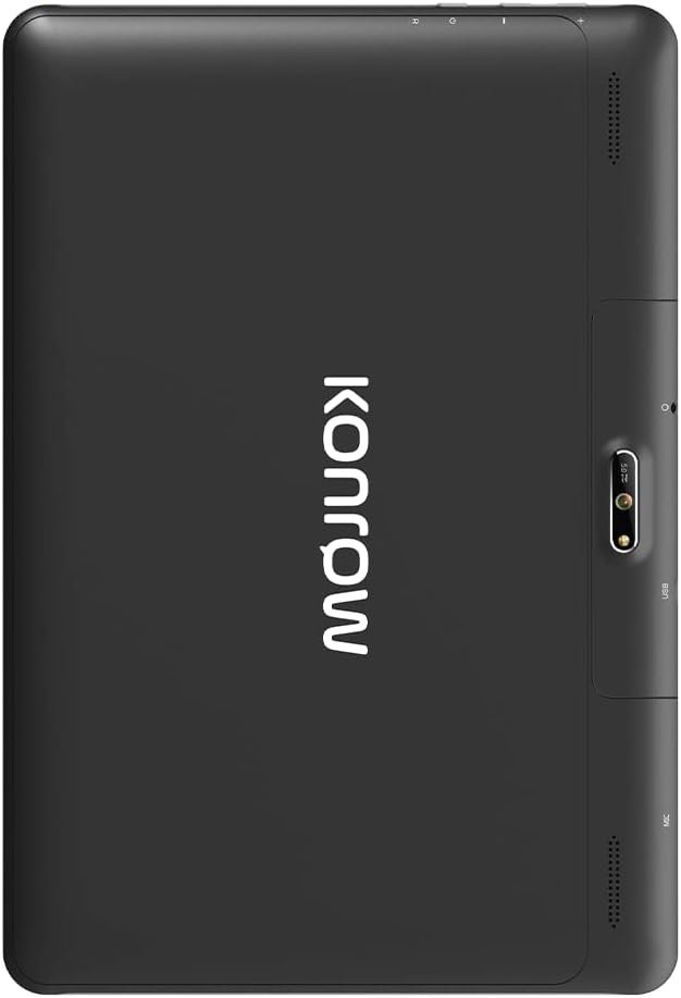 Планшет 10.1" KONROW K-TAB1005 2/32Gb 4G 2-SIM 4 ядер Android 11 5000 mAh Черный, фото №7