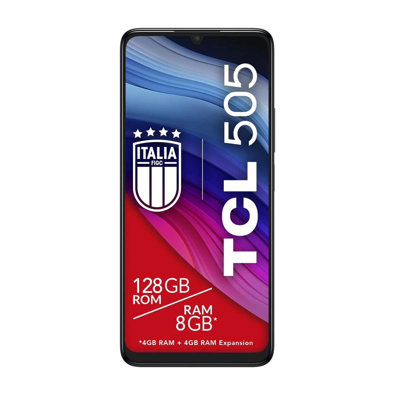 Смартфон TCL 505 6.75" HD+ 90Hz 128GB 8GB RAM 50MP Android 14 5010mAh Dual SIM Space Grey, фото №2