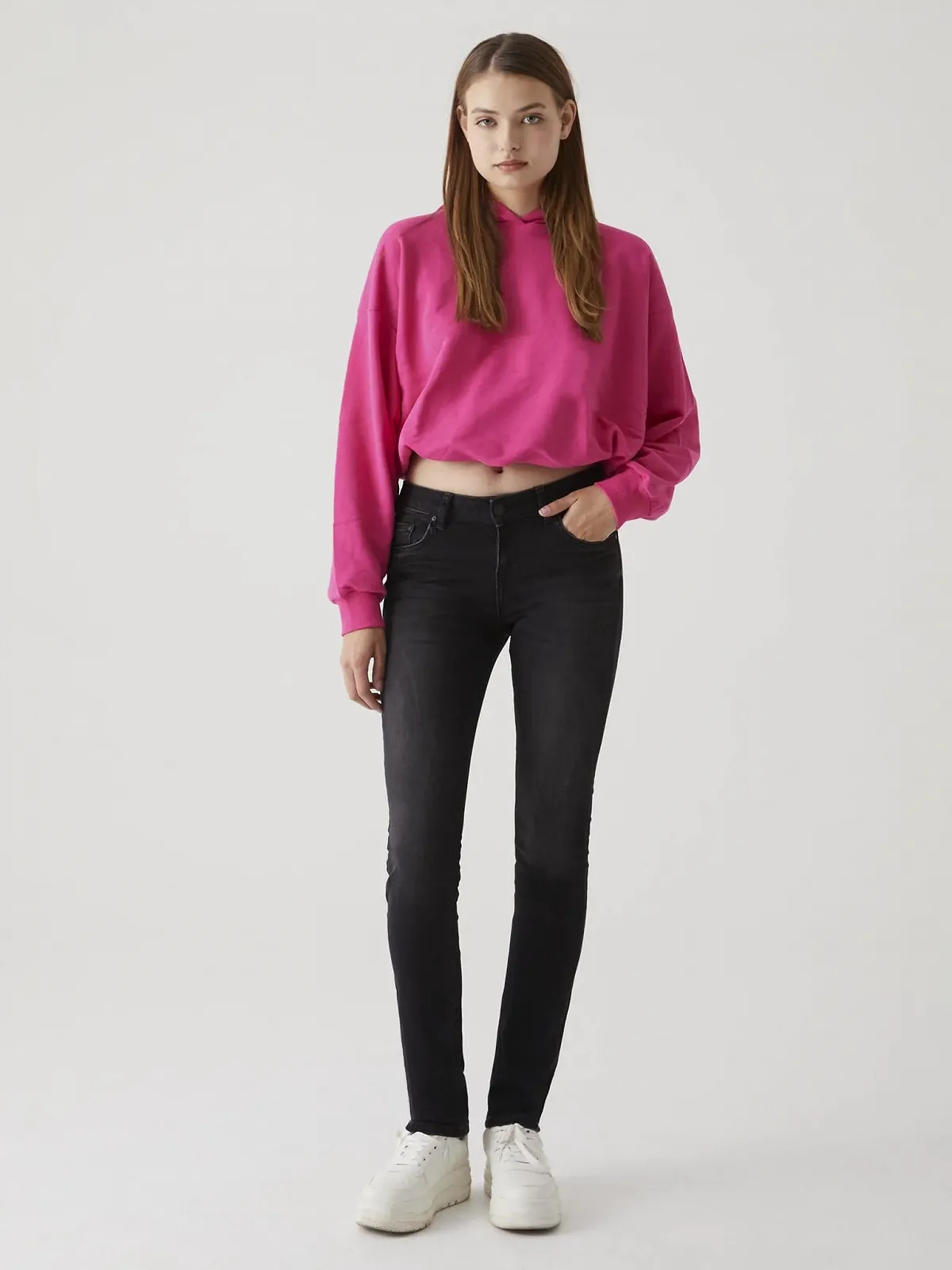 Джинси LTB Aspen Y Lia Wash 54557 Сині, 32W / 34L, фото №2