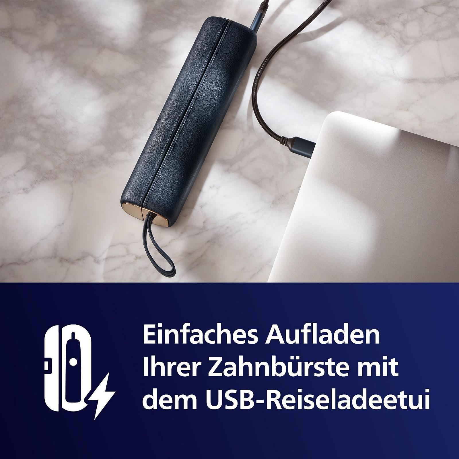 Зубная щетка Philips Sonicare Prestige 9900 HX9992/11 с SenseIQ, насадка All-in-One, искусственный интеллект, шампань, фото №8
