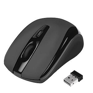 Миша LogiLink Micro 2.4G Optical Wireless Чорний - Фото 1