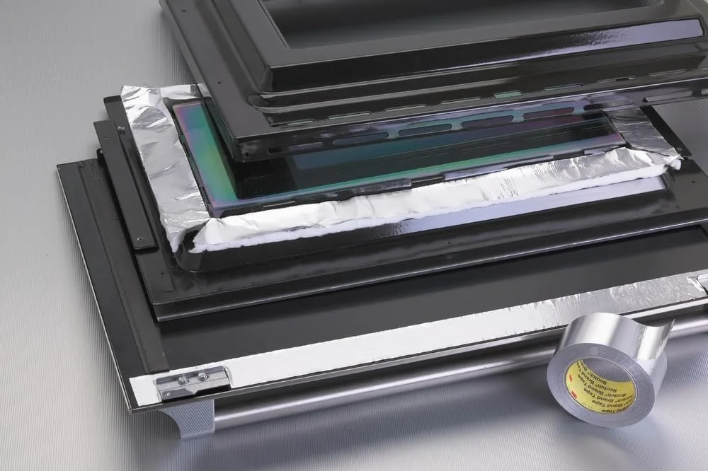 Лента алюминиевая 3M 425 / 50мм x 55м / 0.12мм / Термостойкая / Влагостойкая / Серебряная, фото №2