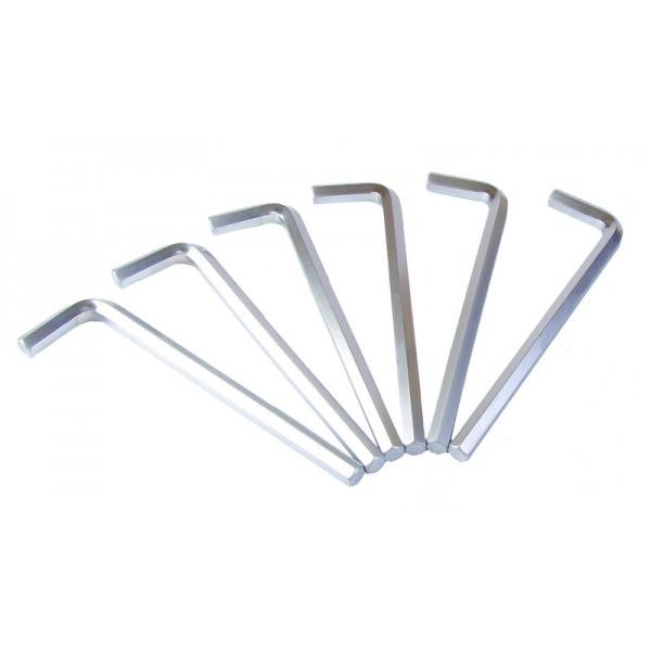 Ключ шестиграмовий Mastertool GM CrV 12,0мм L44-195мм, 6шт 75-0012, фото №1