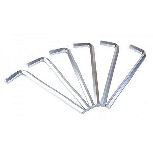 Ключ шестиграмовий Mastertool GM CrV 12,0мм L44-195мм, 6шт 75-0012 - Фото 1