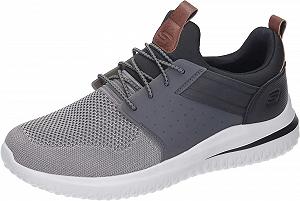Кроссовки Skechers Hiking для мужчин, вязаные, на шнурках-банджи, без застежек - Фото 1