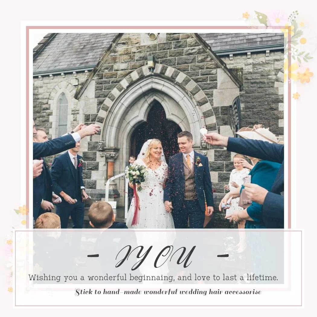 Обруч для волосся IYOU Весільний з кришталевими перлинами, фото №6