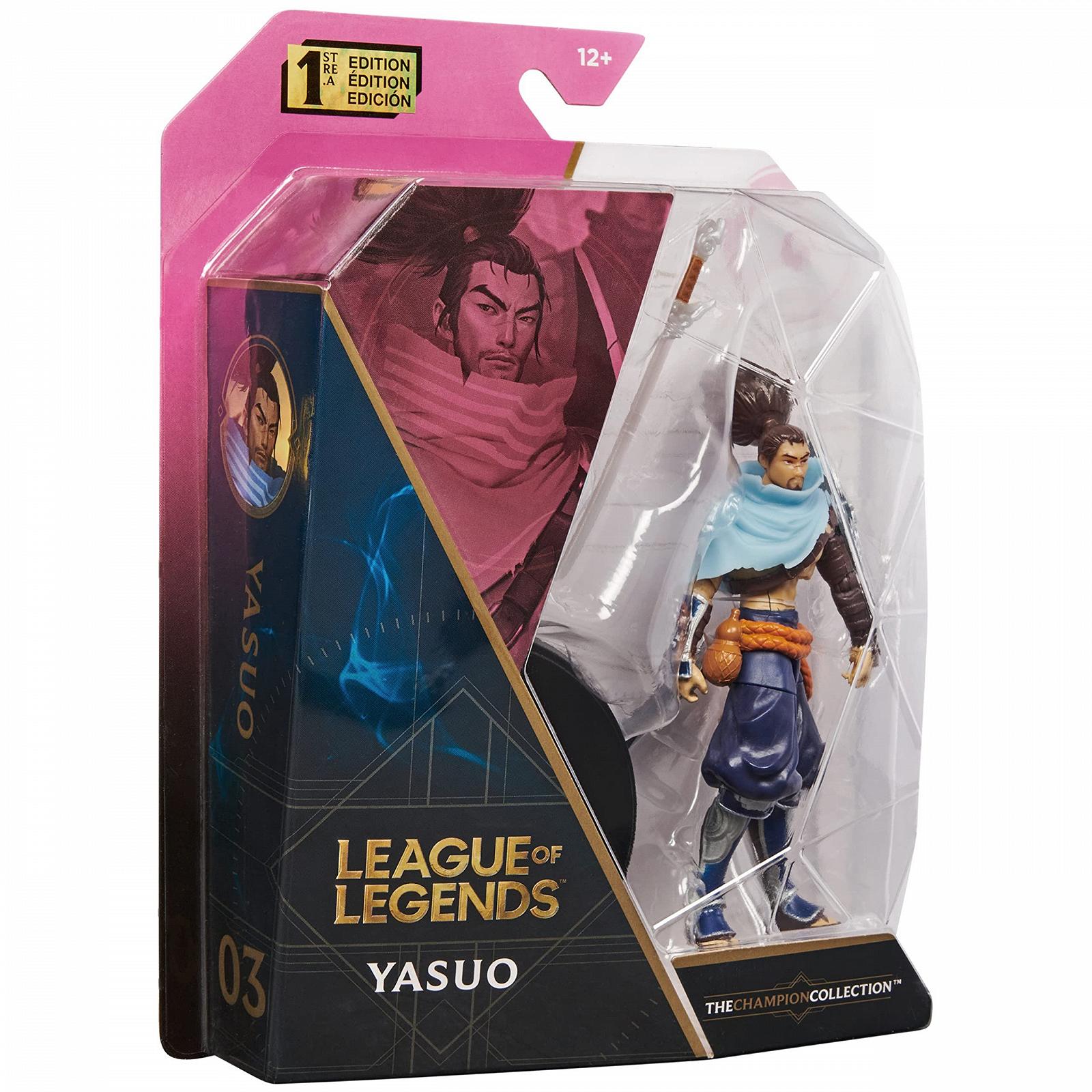 Фігурка League of Legends Yasuo 10 см з мечем та підставкою, фото №8