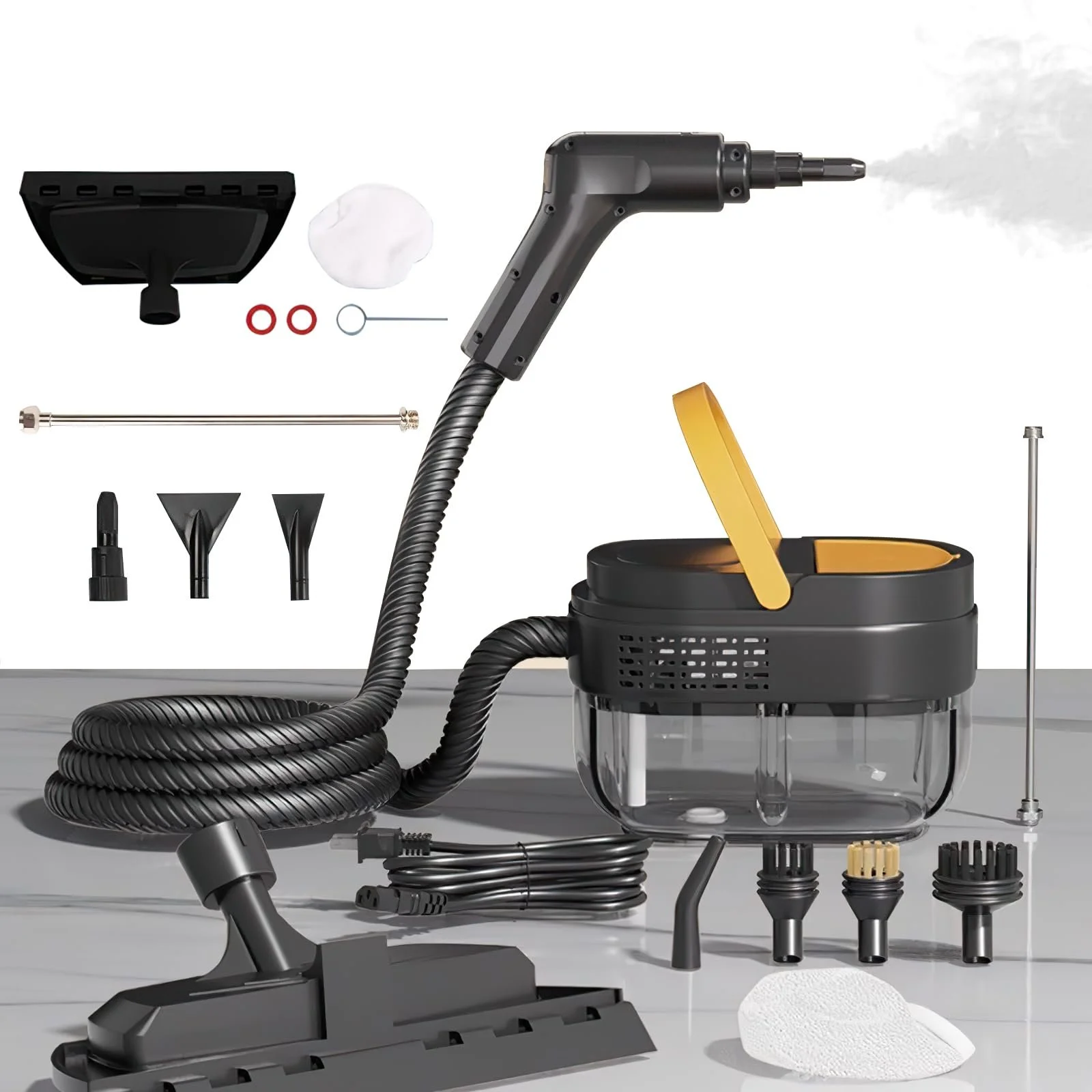 Ручний пароочисник 2500 W 1600 мл 3 bar 3 швидкості, фото №1