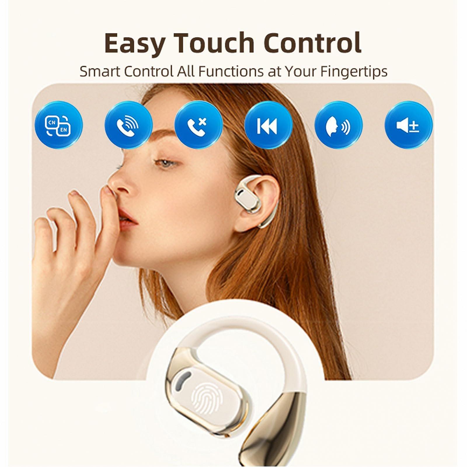 Навушники для перекладу Бінауральні з сенсорним керуванням в реальному часі з голосовим перекладачем, фото №2