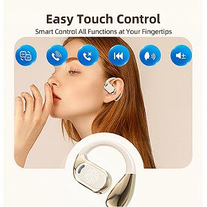 Навушники для перекладу Бінауральні з сенсорним керуванням в реальному часі з голосовим перекладачем synthetic.ua - Фото 1