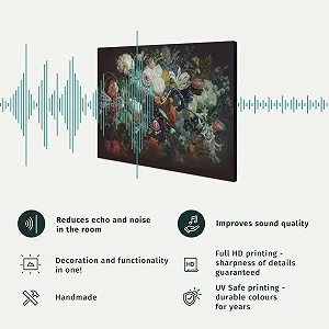 Набір акустичних картин murando 3 шт. Beige Mandala on Concrete Background 120 x 60 см synthetic.ua - Фото 1