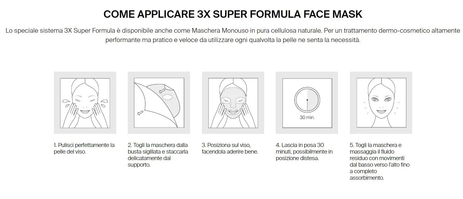 Маска для лица 3x super formula firming, фото №2