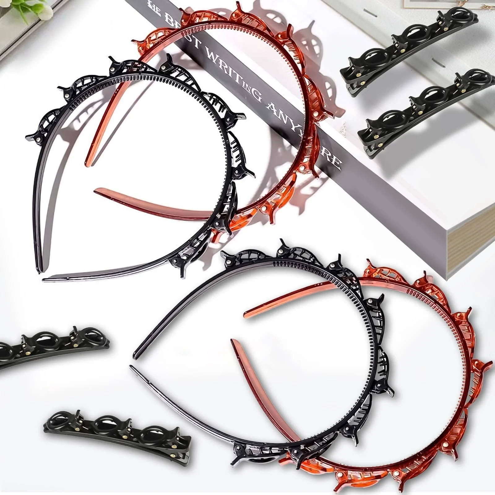 Обруч Клипсы Набор 8 штук, фото №6