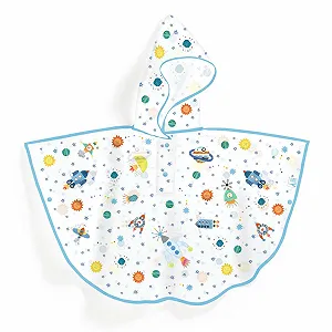 Детское пончо-дождевик унисекс Djeco Lifestyle Rocket - Фото 1