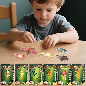 Игрушка для ванны Ящерицы, изменяющие цвет, 6 шт. synthetic.ua - Фото 1