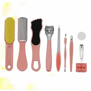 Набор инструментов для педикюра Healvian, 10 предметов, розовый цена на synthetic.ua - Фото 1 Набор инструментов для педикюра Healvian, 10 предметов, розовый synthetic.ua - Фото 1