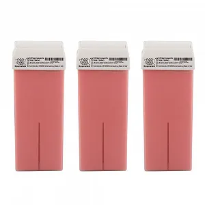 Картриджи с горячим воском для депиляции Kosmetex 100 мл 3 шт Pink - Фото 1