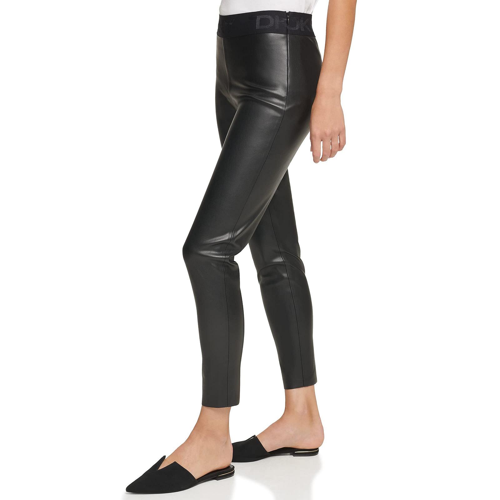 Леггинсы DKNY PU Pull On Женские, фото №3