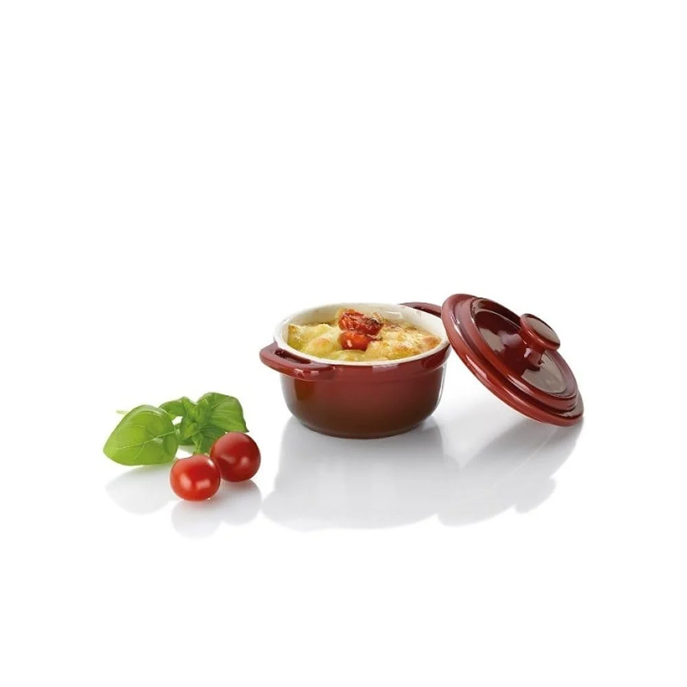 Кокотниця Malin керамічна 14 х 9,5 см Black/Beige, фото №7