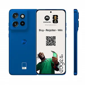 Смартфон Motorola edge50 neo 8/256GB 6.36" Super HD 50 Мп 4310 мАч Android 14 Nautical Blue (Веганская кожа) + Защитный чехол - Фото 1