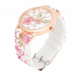 Кварцевые часы PartyKindom для женщин с прочным силиконовым ремешком - Фото 1