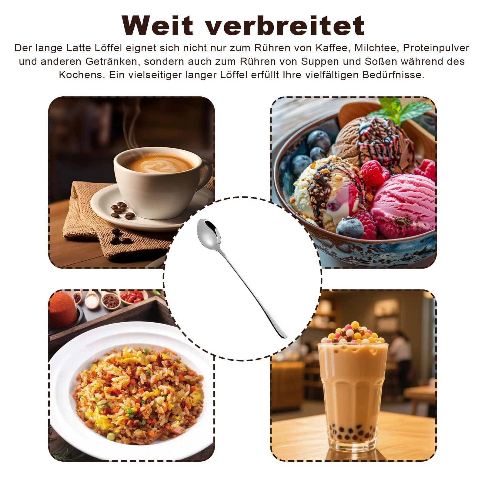 Ложка для лате макіато набір, фото №6