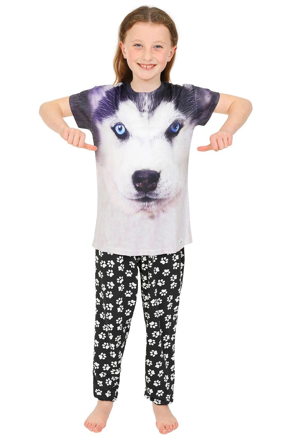 Пижама ThePyjamaFactory Husky 3D Paws Длинная, фото №2