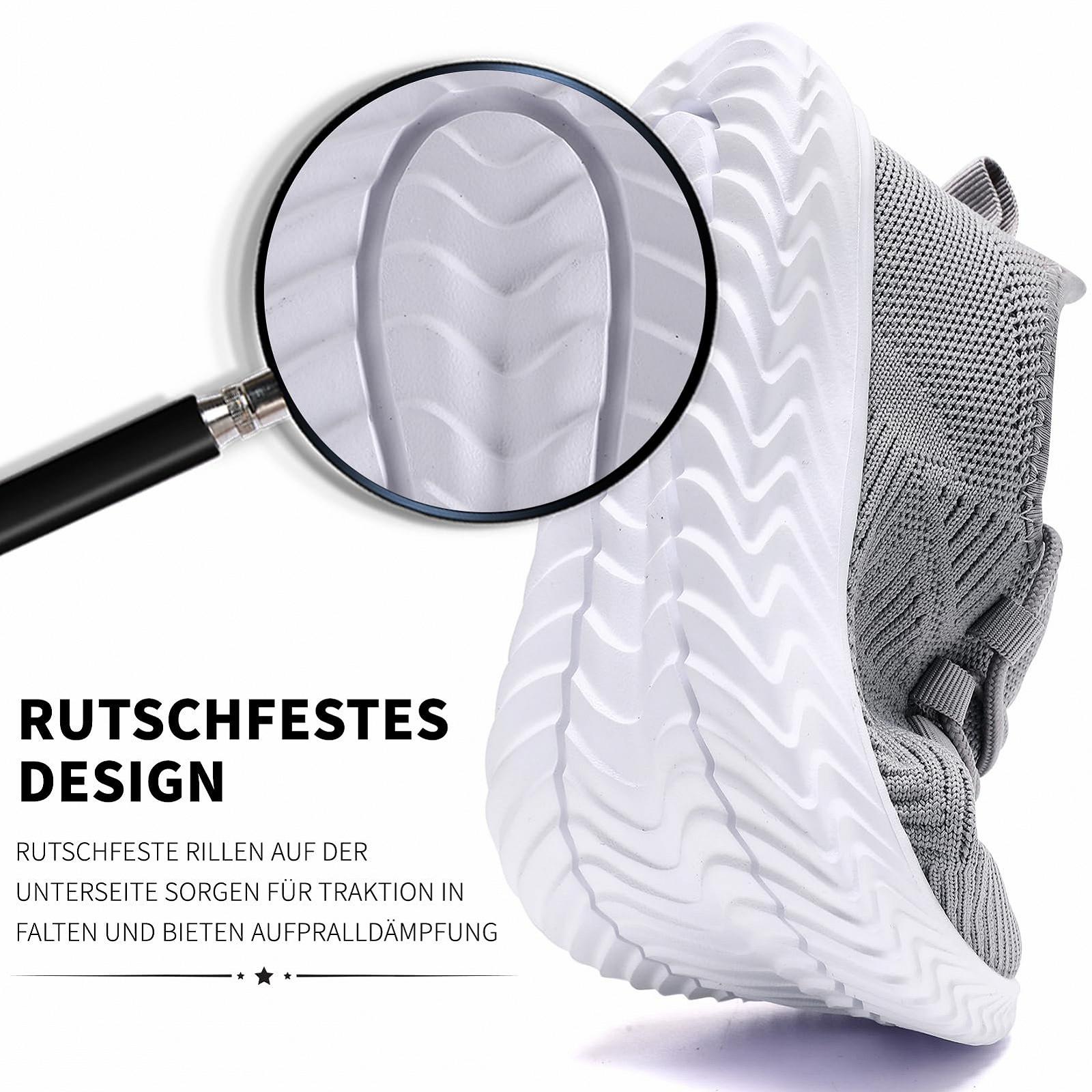 Чоловічі Кросівки QIJGS Сліпони для хайкінгу Спортивні Легкі Дихаючі Тенісні Фітнес, фото №3