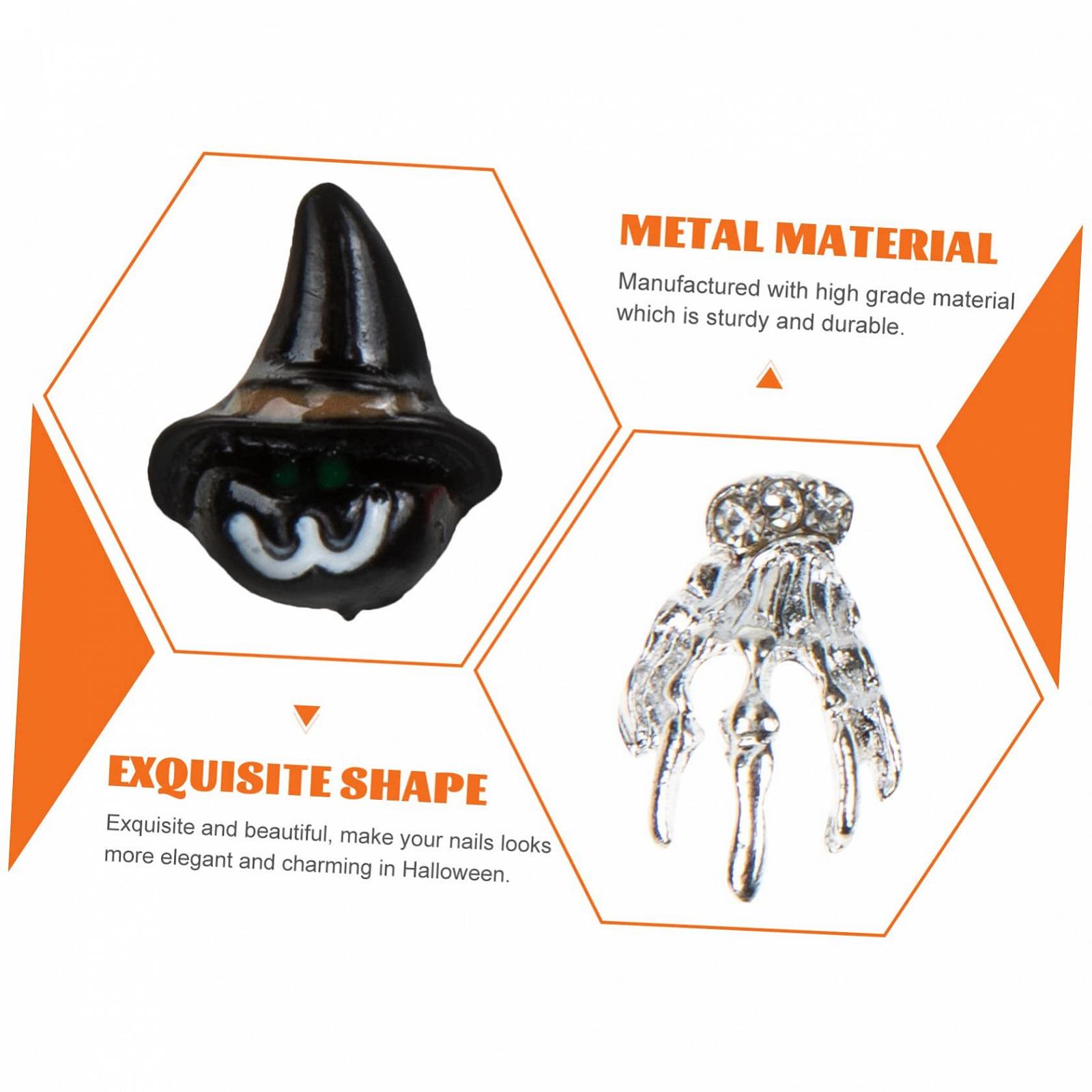 Стрази для нігтів Healeved, 200 шт, Хелловін, фото №5