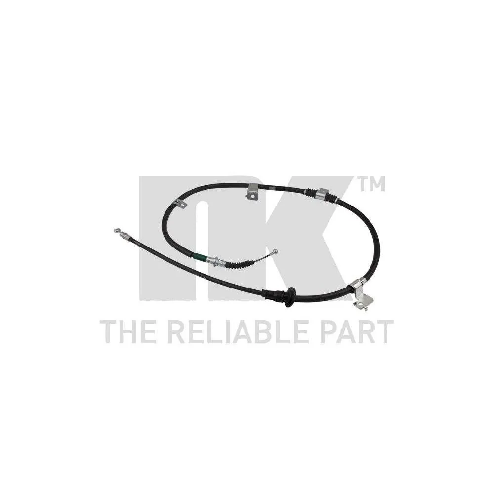 Трос стоянкового гальма NK 9019110 для CITROËN MITSUBISHI PEUGEOT, правий, фото №1
