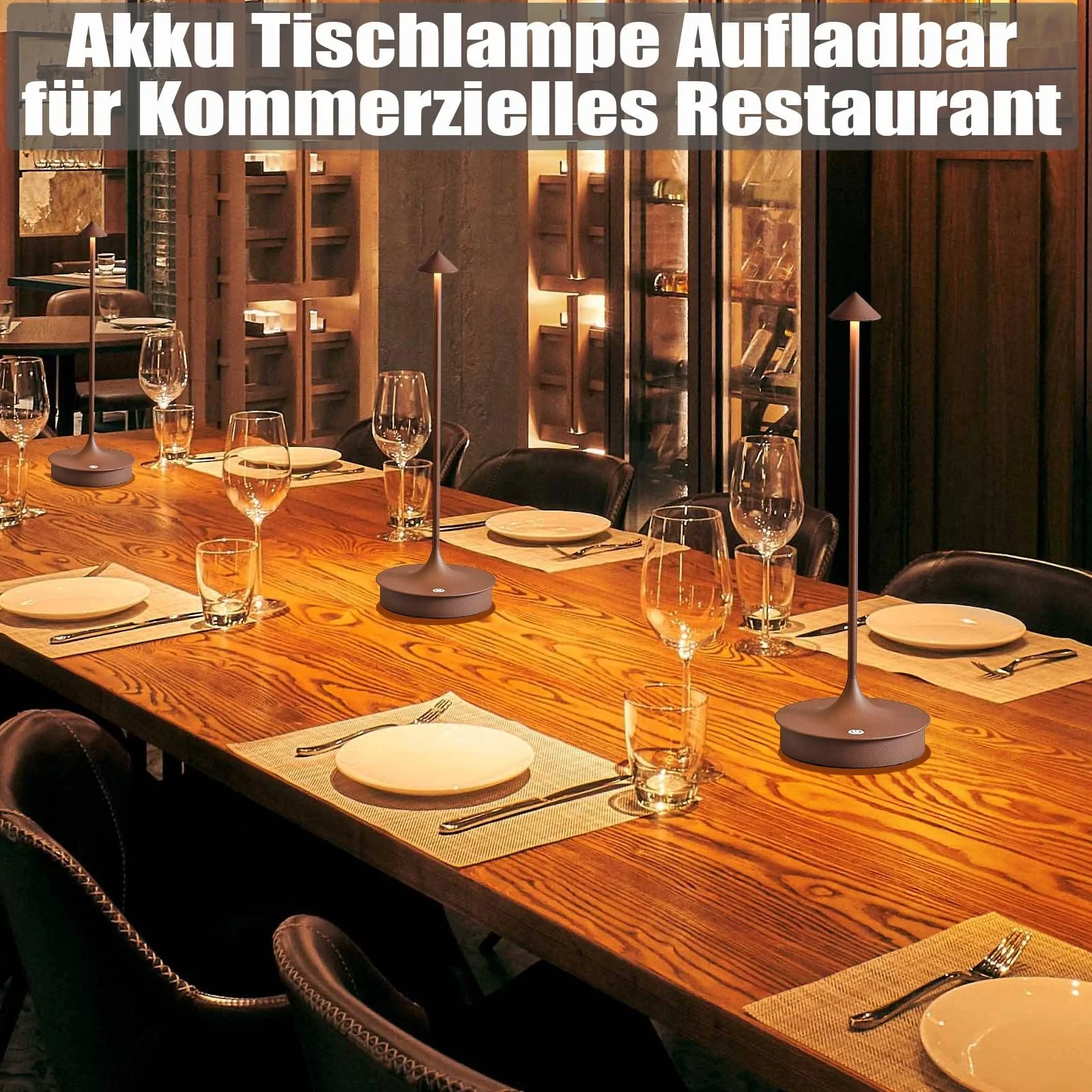 Настольная лампа Leomix LED беспроводная аккумуляторная 4000 мАч сенсорная диммируемая IP54, фото №5