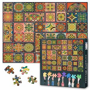 Пазл Colourful Patchwork Vintage 1000 елементів 50 x 70 см - Фото 1