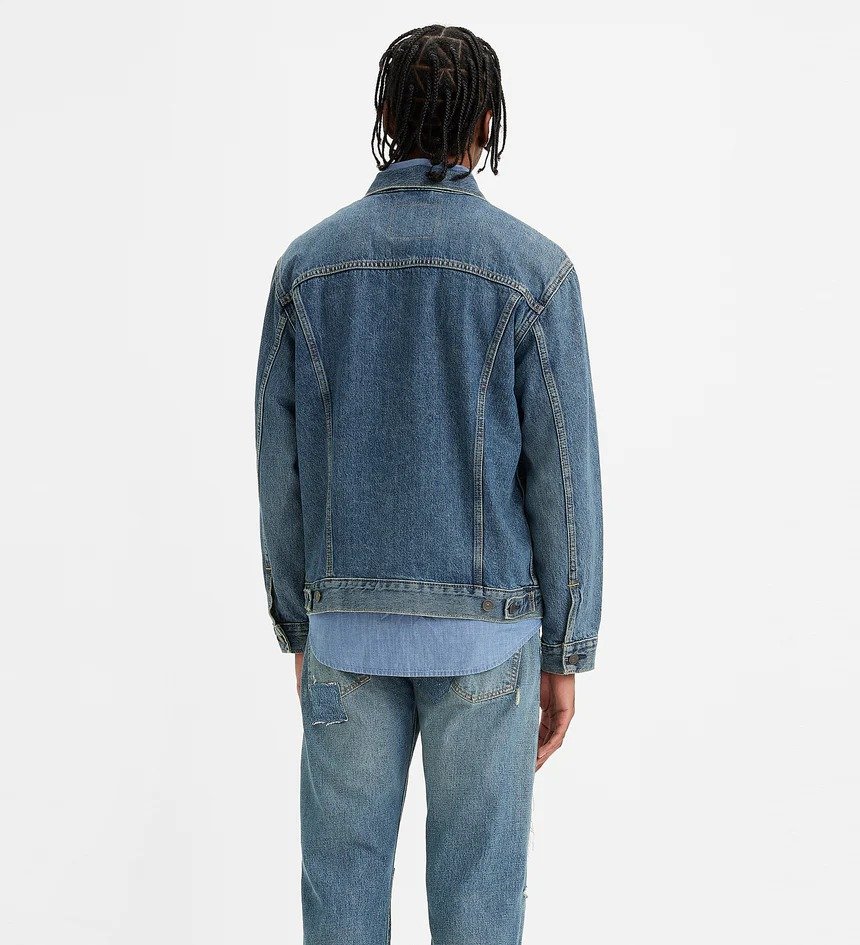 Мужская джинсовая куртка LEVIS RELAXED FIT TRUCKER Waterfalls - XXL, фото №3