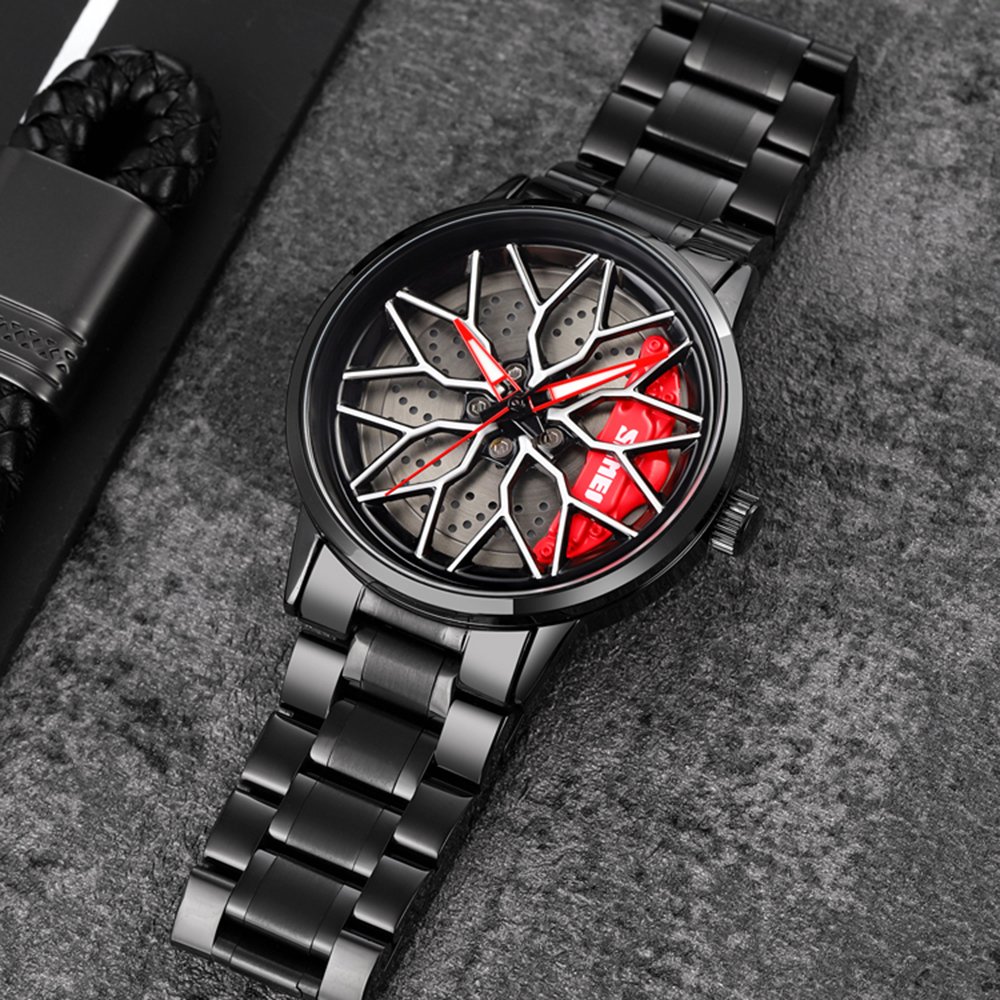 Годинник Skmei 1990D Black Red-Silver, фото №3