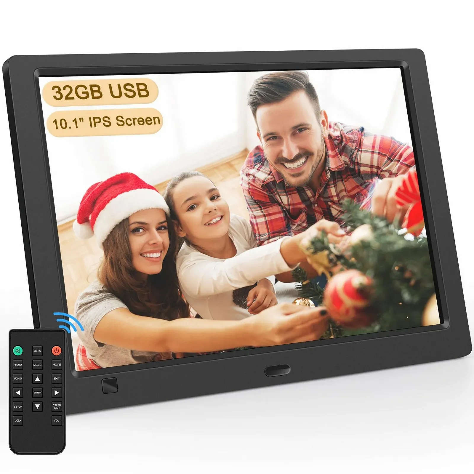 Цифрова фоторамка 10.1 дюйма 1920 x 1080 IPS 32 GB USB Motion Sensor No WiFi, фото №1 Цифрова фоторамка 10.1 дюйма 1920 x 1080 IPS 32 GB USB Motion Sensor No WiFi, фото №1