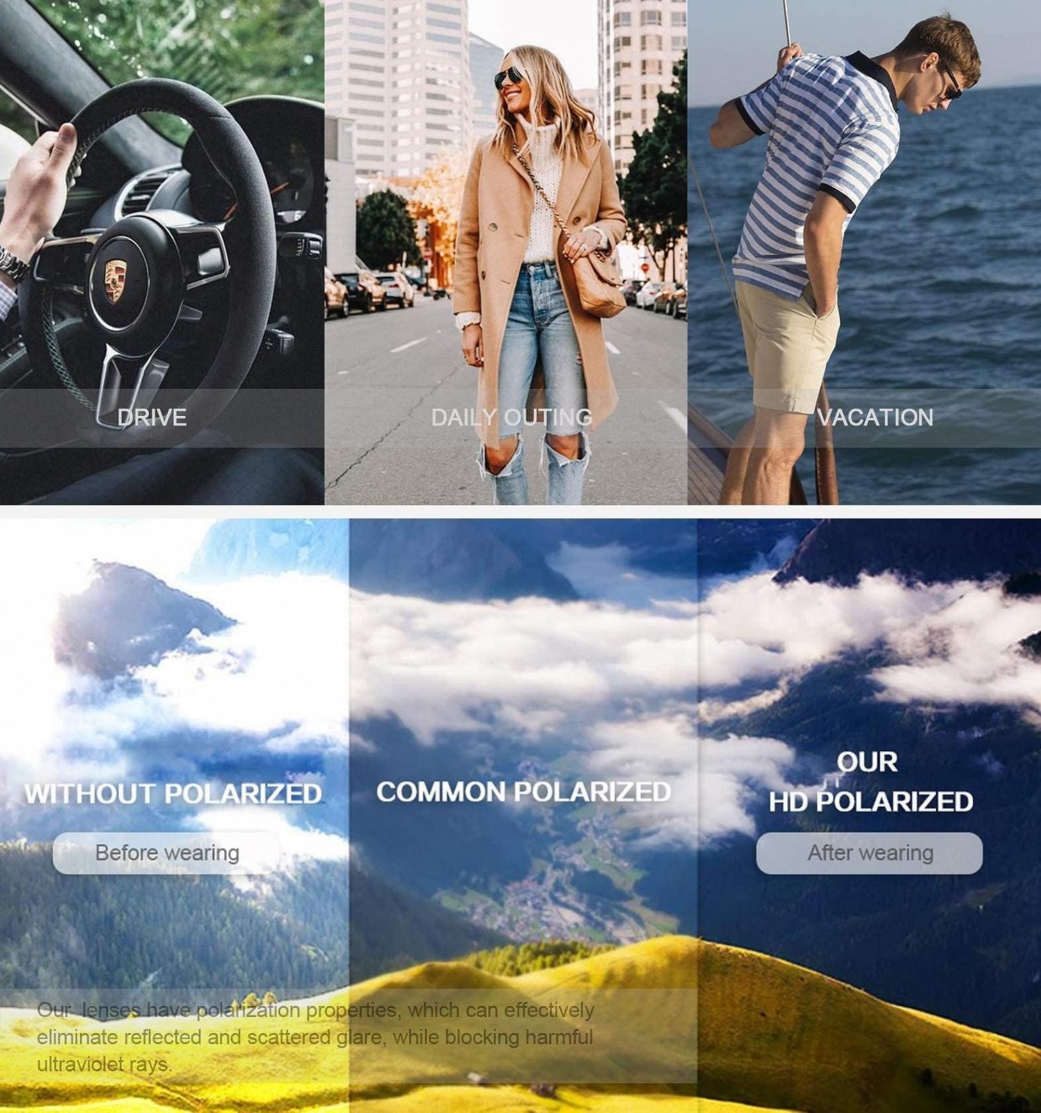 Поляризовані сонцезахисні окуляри для маленького обличчя Чоловічі, фото №6 Поляризовані сонцезахисні окуляри для маленького обличчя Чоловічі, фото №6