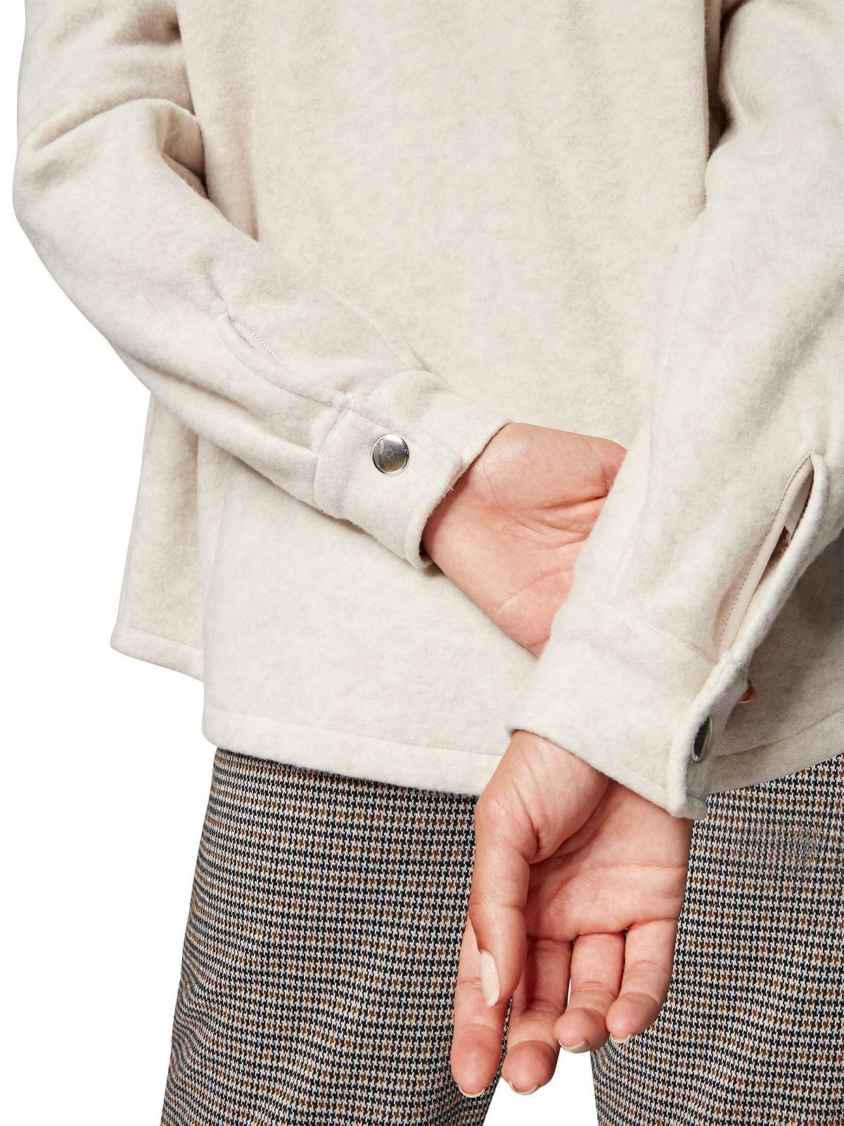 Куртка Mavi Basic DOUBLE POCKET SWEATSHIRT комір Kent, планка на кнопках і заокруглений поділ, фото №6 Куртка Mavi Basic DOUBLE POCKET SWEATSHIRT комір Kent, планка на кнопках і заокруглений поділ, фото №6