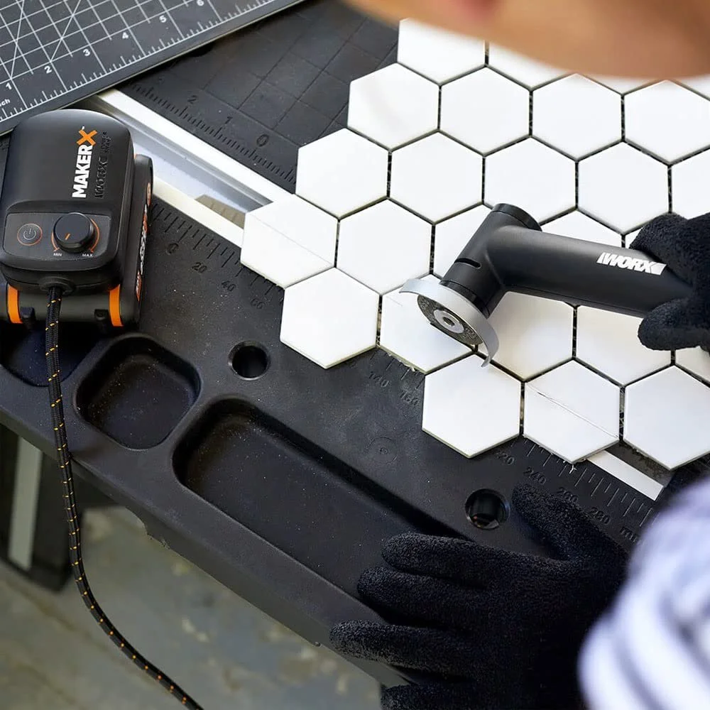 Мини-шлифовальная машина WORX MakerX WX741.9 20 В PowerShare без аккумулятора, без зарядного устройства, без хаба, бесщеточный мотор, микроэргономичный дизайн, фото №4