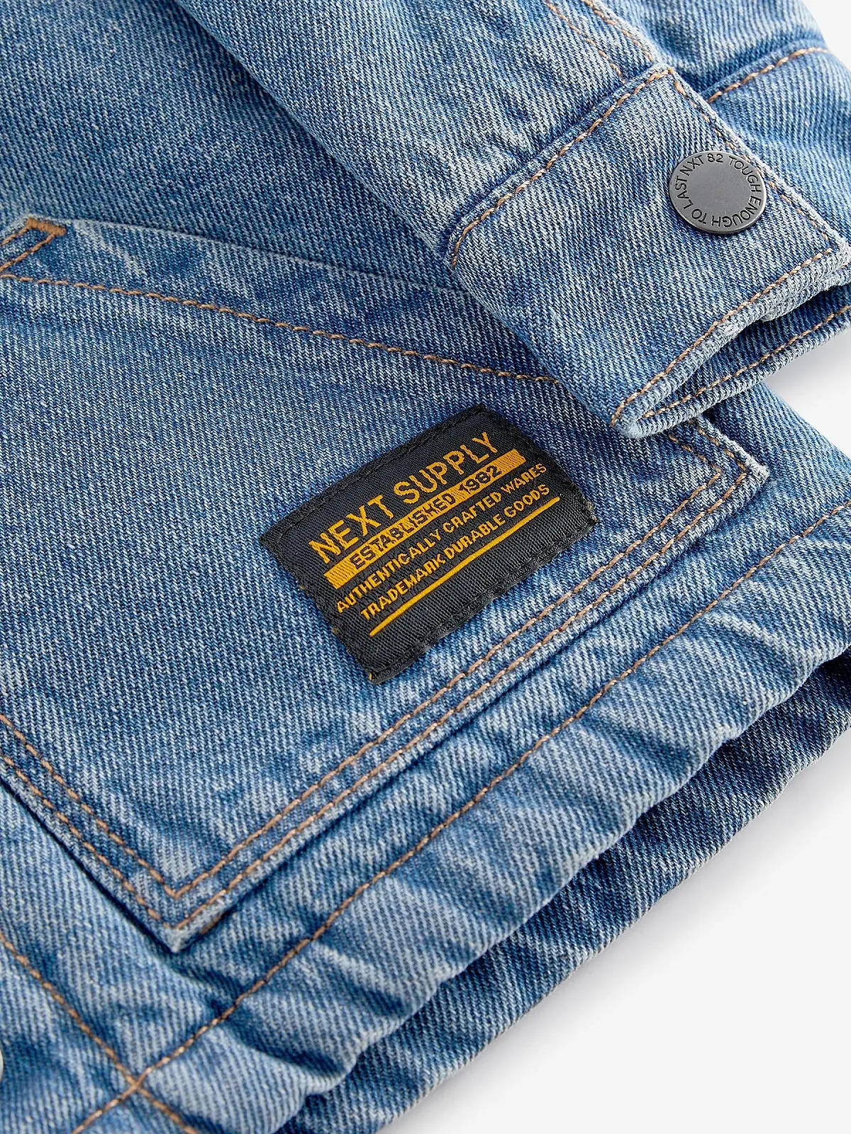 Джинсовая куртка Next Standard для мальчиков, фото №3