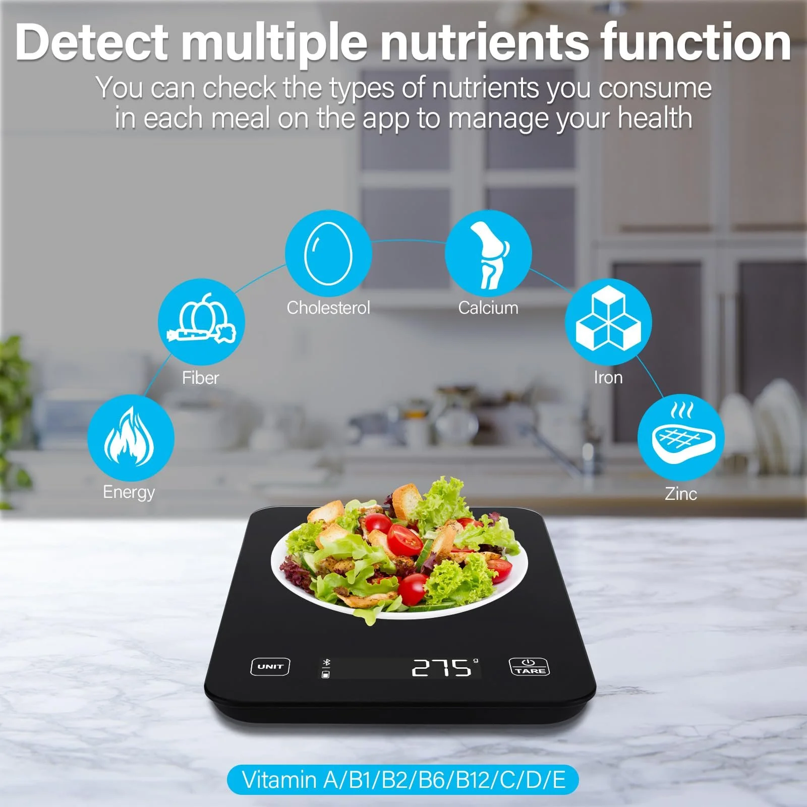 Кухонні ваги Sprifityy Digital Smart 10 kg 1 g Black, фото №6 Кухонні ваги Sprifityy Digital Smart 10 kg 1 g Black, фото №6